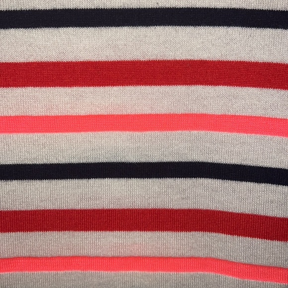 Gap spring stripe neon sweater with button shoulder - Picture 3 of 4